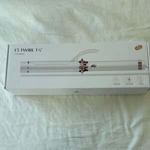 BNWT. T3 Twirl Curling Iron in White and Rose Gold. Still sealed. Never opened